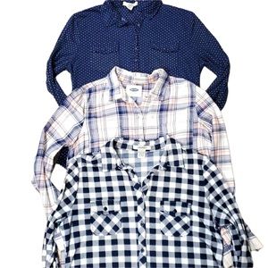 Medium Bundle-3 Womens long sleeved tops, Old Navy & Love Potion